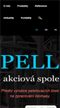 Mobile Screenshot of pelletia.cz